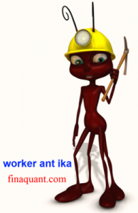 worker ant ika  - designer: Jeff Cameron Collingwood